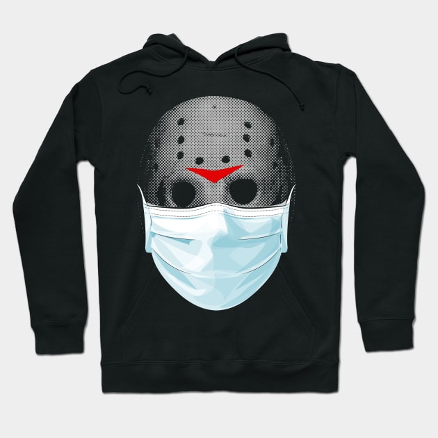 Face Mask Horror Movie Killer Hoodie by Halloween Merch